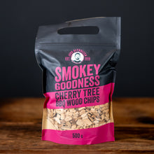 Lade das Bild in den Galerie-Viewer, 11396 Smokey Goodness BBQ Wood Chips Cherry Tree