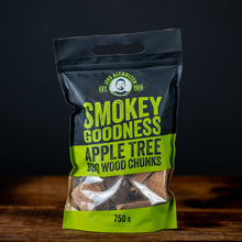 Load image into Gallery viewer, 11398 Smokey Goodness BBQ Wood Chunks Apple Tree