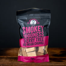 Load image into Gallery viewer, 11400 Smokey Goodness BBQ Wood Chunks Cherry Tree