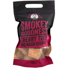 Load image into Gallery viewer, 11400 Smokey Goodness BBQ Wood Chunks Cherry Tree