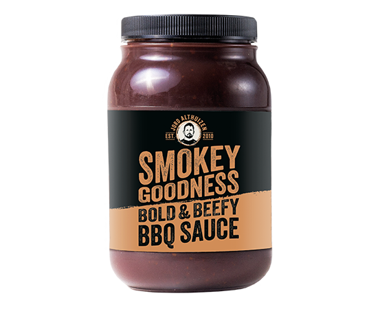 11357 Smokey Goodness BBQ Saus Bold and Beefy