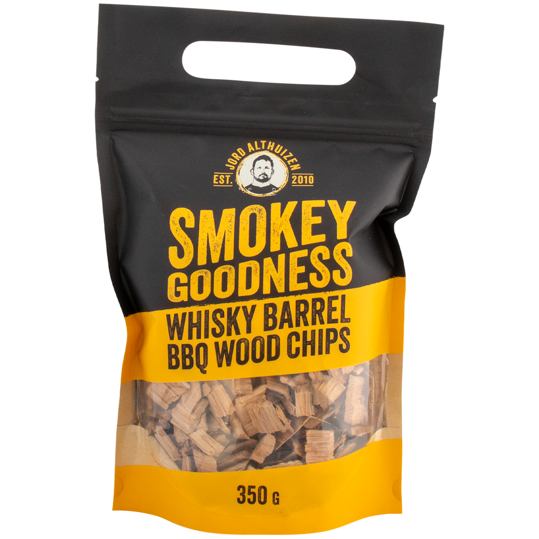 11397 Smokey Goodness BBQ Wood Chips Whiskey Barrel