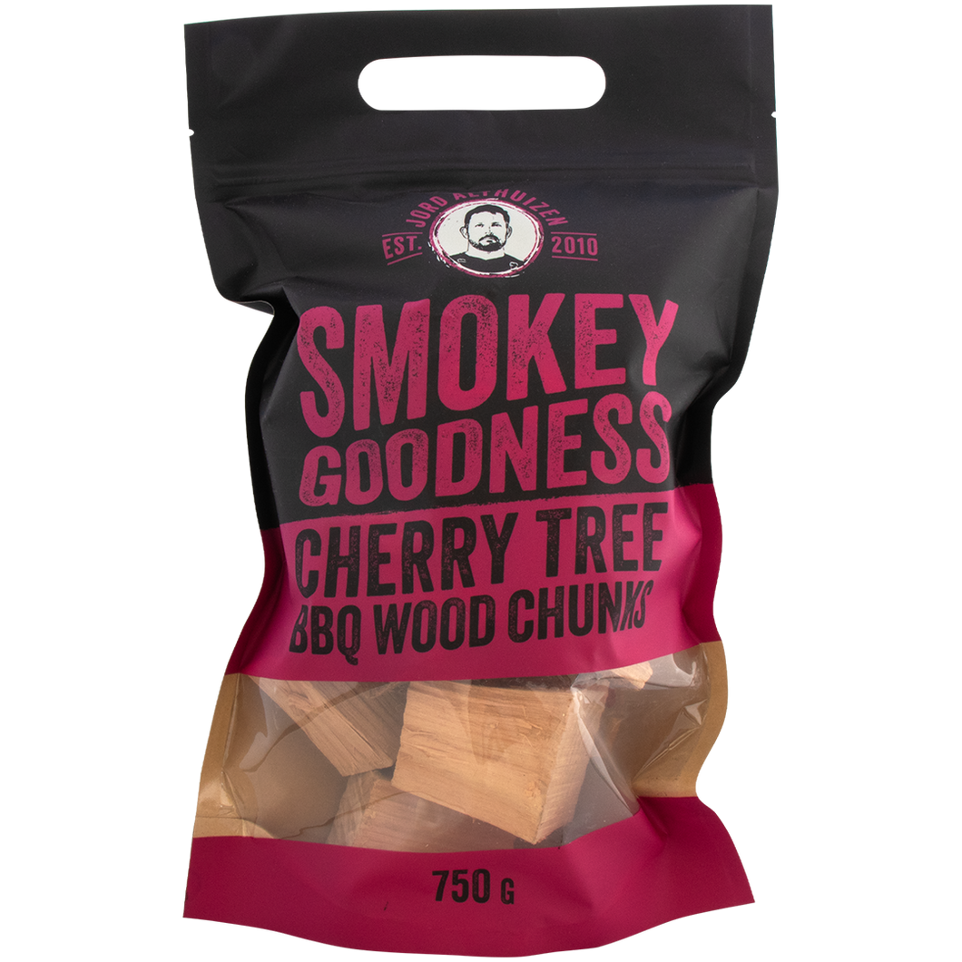 11400 Smokey Goodness  BBQ Wood Chunks Cherry Tree